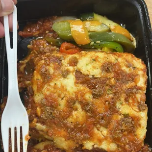 6/20/2024- huge meat lasagna $16.75