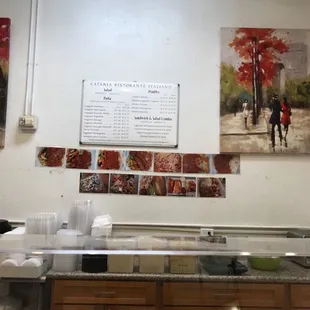 sushi and sashimi, interior