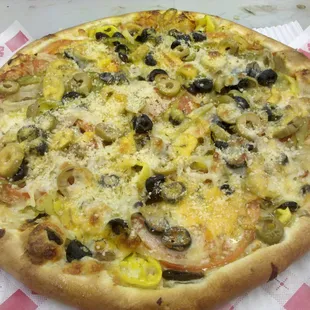 pizza, food