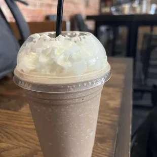 Nutella mocha frappe