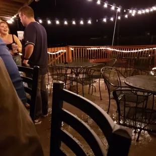 a group of people sitting at a table