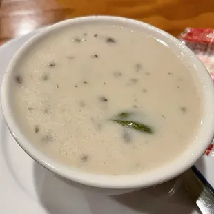 Robust mushroom soup.