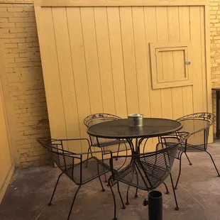a patio