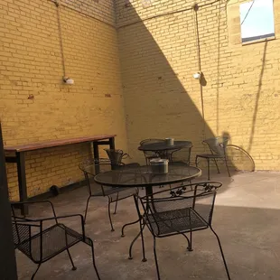 outside