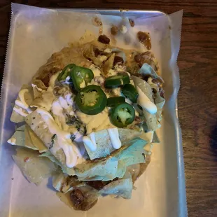 Trash can nachos