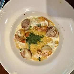 Seared Scallops &amp; Shrimp Risotto