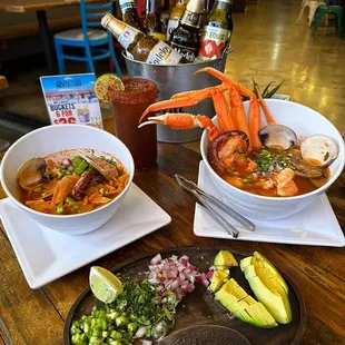 Seafood soup now available