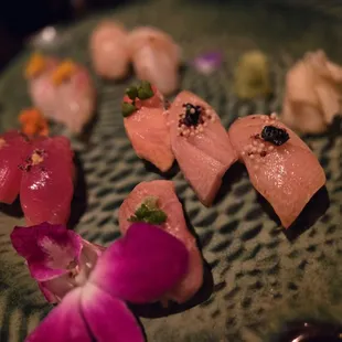 sushi, sashimi, sushi and sashimi, food