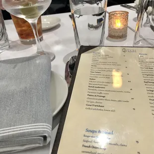 Nice looking table and excellent martini!