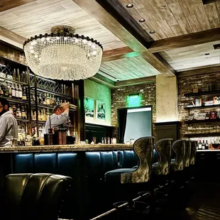 Not sure why no one is sitting at the bar