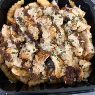 Chicken Buffalo Ranch Fries