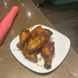 Honey garlic wings