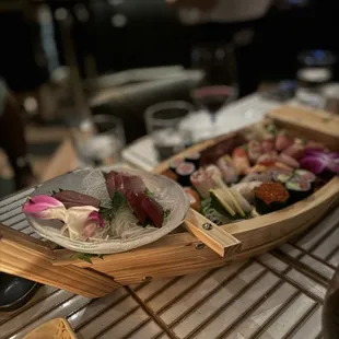 sushi and sashimi, sashimi, food, sushi