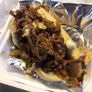 Philly cheese steak find prime brisket