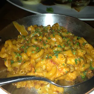 Lobster Mac N Cheese. Sooo good!!