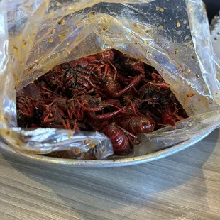 Thai basil crawfish