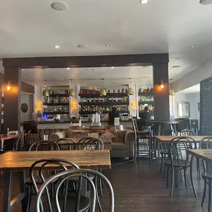 Inside dining room.