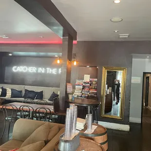 Inside dining room.
