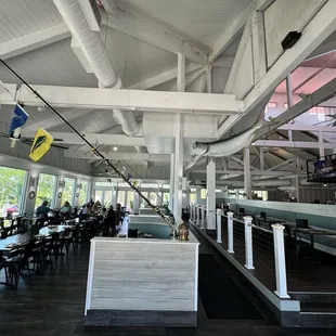 Bar and dining area inside