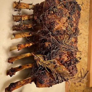 Herbed Rack of Lamb #cateredwithclass #rackoflamb