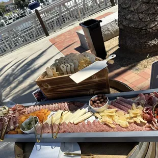 Grazing charcuterie board