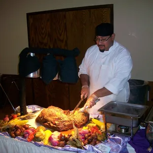 Carving Station Chef on Sight Carver