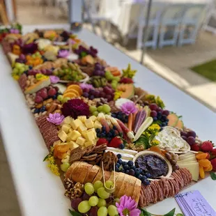 grazing table for 35