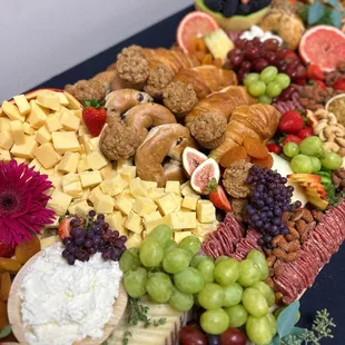 brunch inspired grazing table