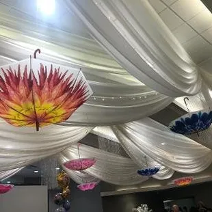 Swag &amp; Umbrellas Decor