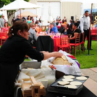Homemade tortillas...YUM!