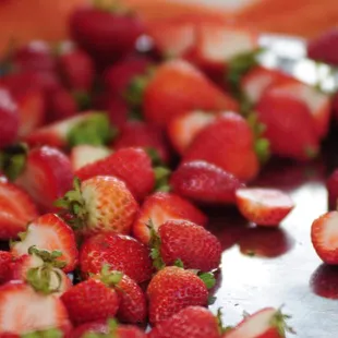 Fruit during cocktail hour