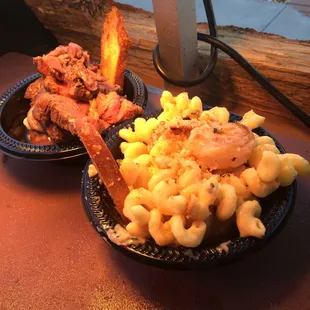 BeefSteak &amp; Shrimp Macaroni &amp; Cheese!