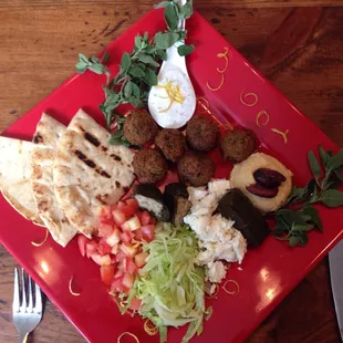 Falafel platter