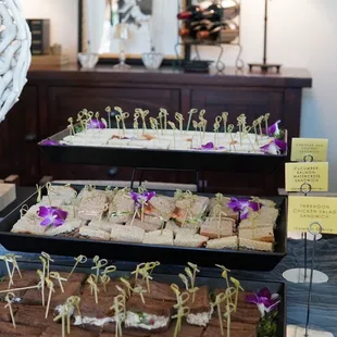 Assorted tea sandwiches