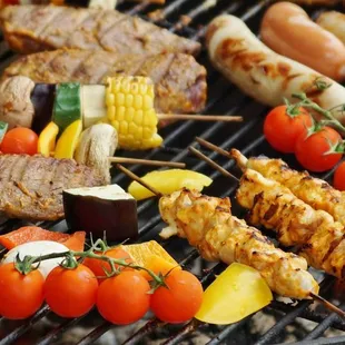 Specialize in fresh on-site grilling and cooking