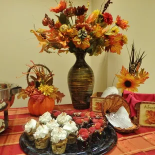 Catering for Thanksgiving luncheons for corporate events