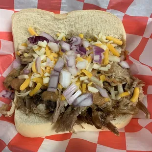 Stuffed Pig Sandwich