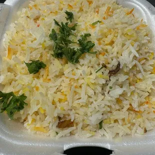 The rice was SO good!