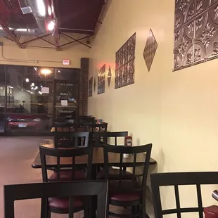 he interior of a restaurant