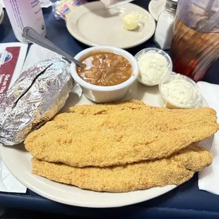 Medium catfish platter