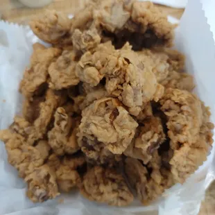 Fried gizzards