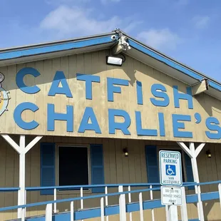 Front of restaurant.