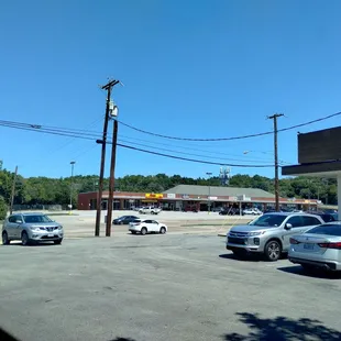 outside
