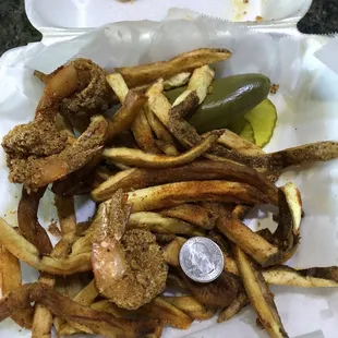 I got the 3 filets and 3 shrimp for $14.
