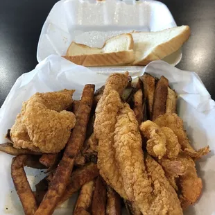 Fillet n shrimp fries
