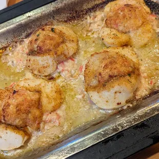 Stuffed scallops