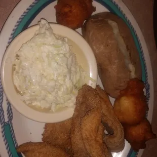 4 piece catfish dinner