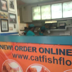 The guy who was sucking his teeth and sticking his fingers in his mouth while eating behind the counter. Smh