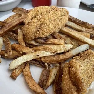 Fried catfish and fries