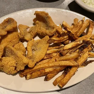 Catfish was wonderful and those were some of the best hush puppies I have ever eaten. Friendly service!